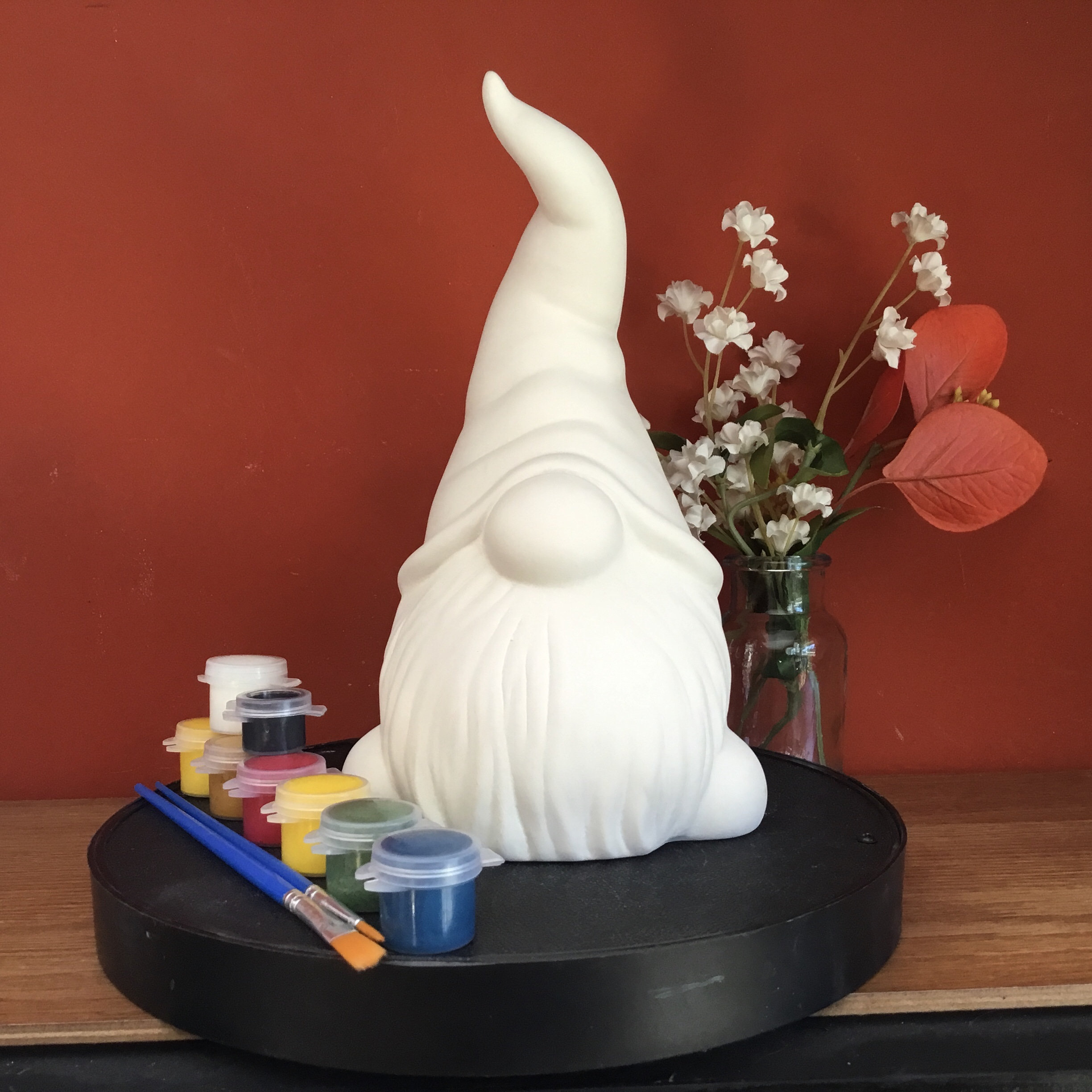 Ceramic Gnome Kit Gnomes to Paint Gnome Craft Kit Garden | Etsy