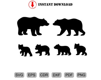 Download Baby Bear Svg Etsy