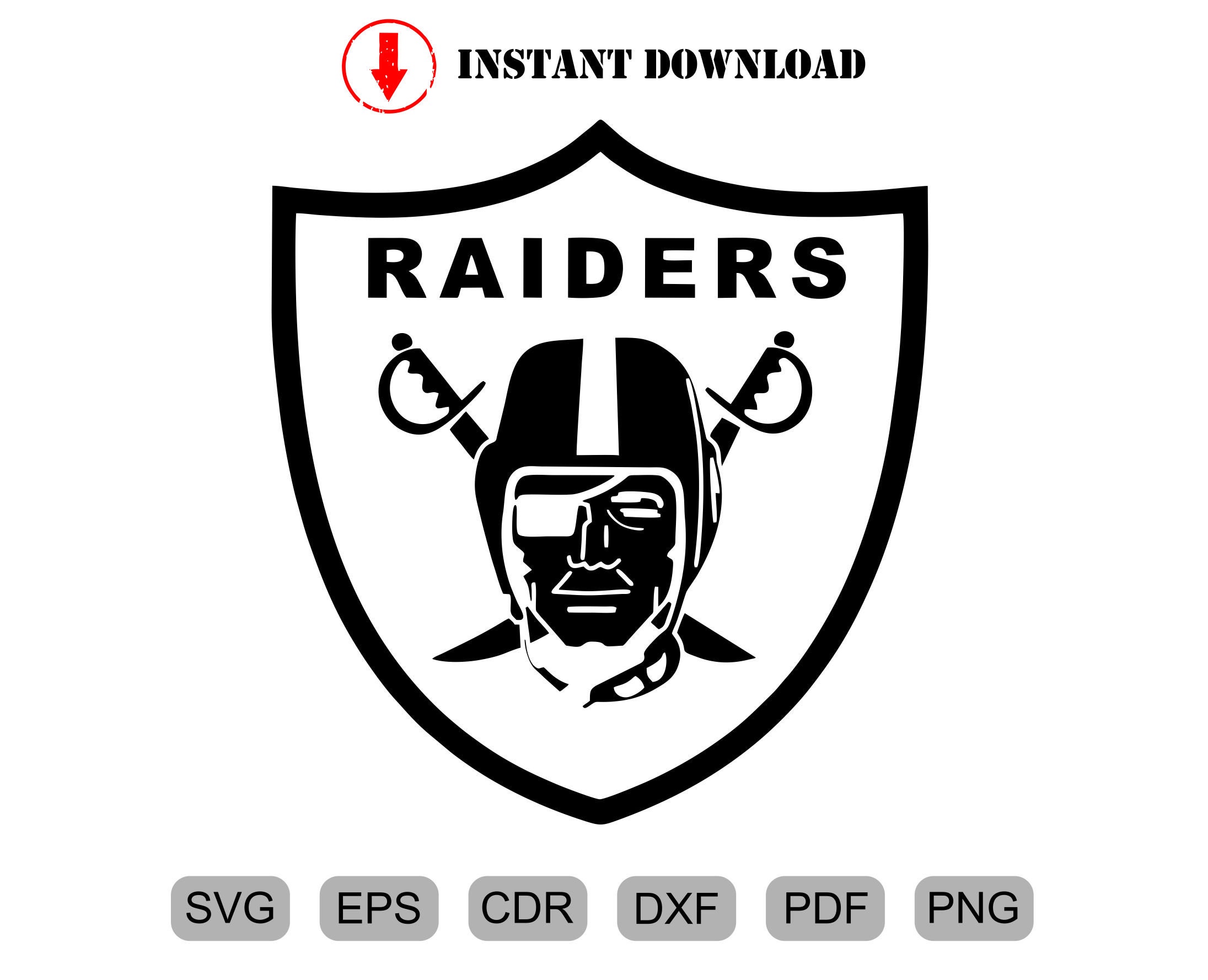 Las Vegas Raiders Logo SVG Las Vegas Raiders SVG files for | Etsy