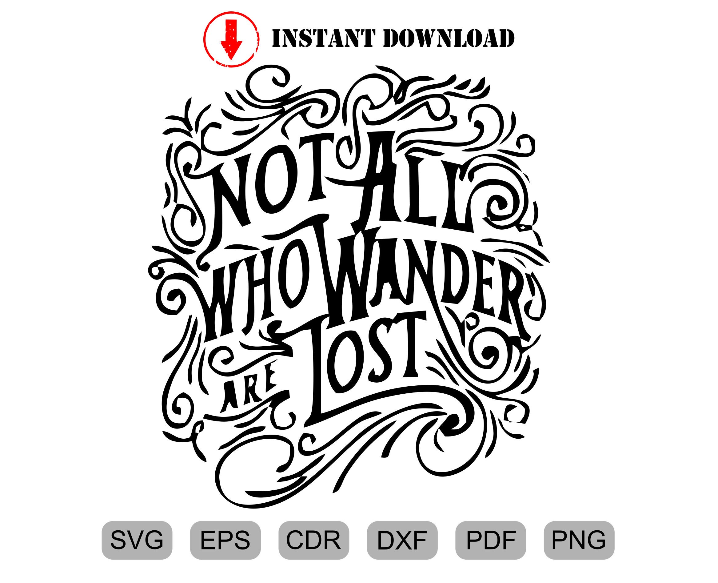 no-who-wonder-are-lost-free-svg