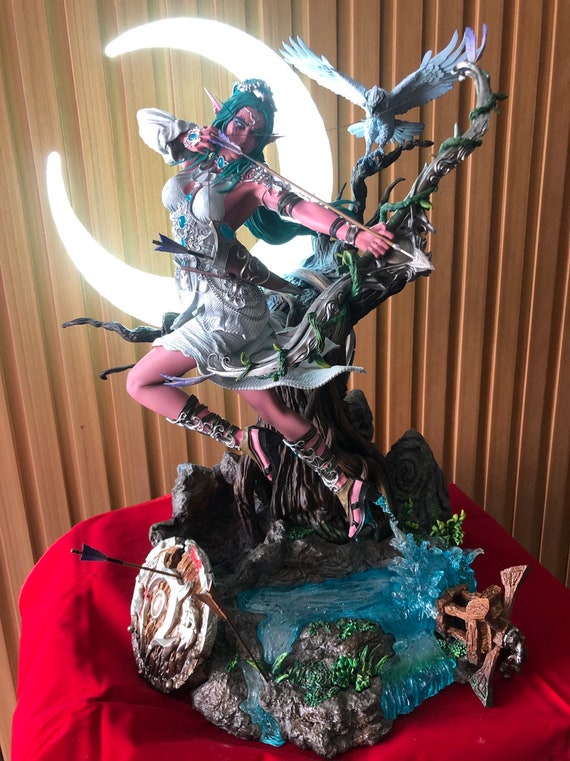 In Stock Tyrande Whisperwind Warcraft statue 1/4 figurine Etsy