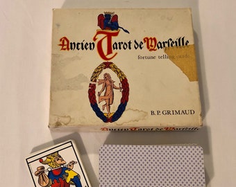 Ancien Tarot de Marseille - B.P. Grimaud (1963) - Vintage 1960s Tarot Deck