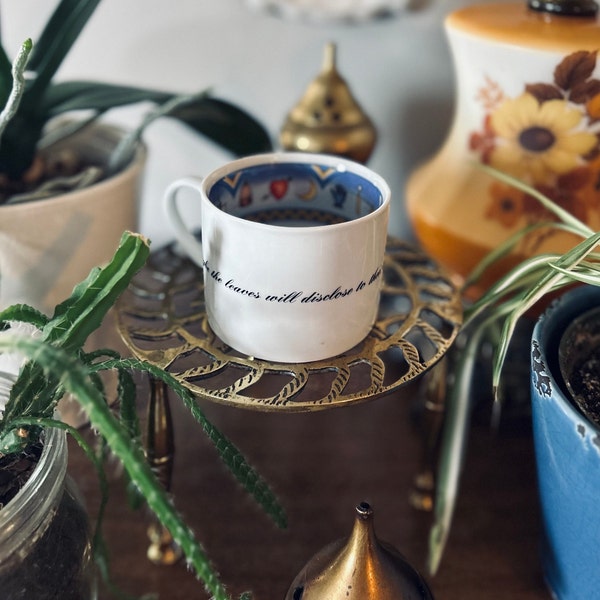 Tea Leaf Reading Cup Etsy