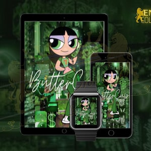 Buttercup Vibes Aesthetic Wallpaper | Iphone | Android | Tablet | Phone Background | Instant Download | Power Puff Girls