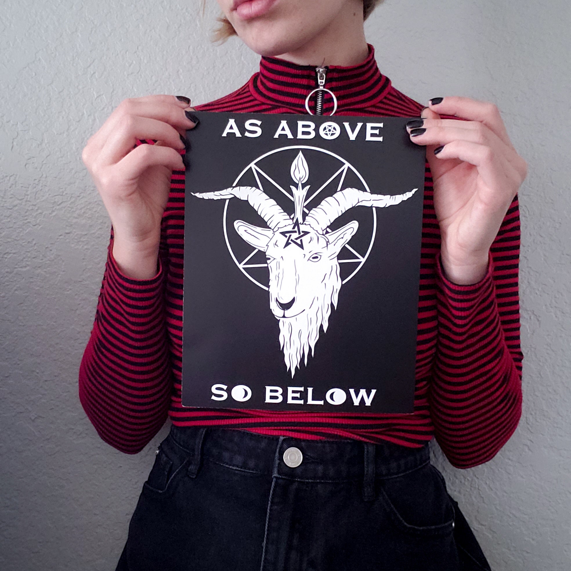 Baphomet Art Print | Etsy