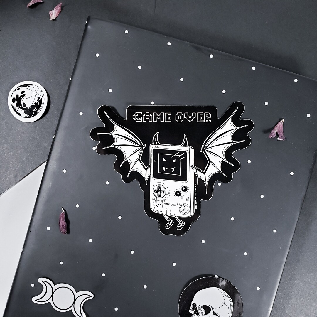Nostalgia Game Over Sticker - Etsy