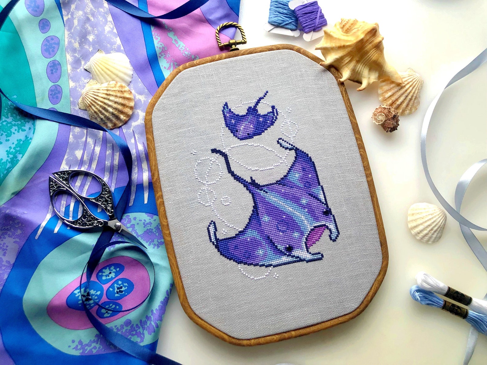 Rays of the Deep from Needle Lot Designs