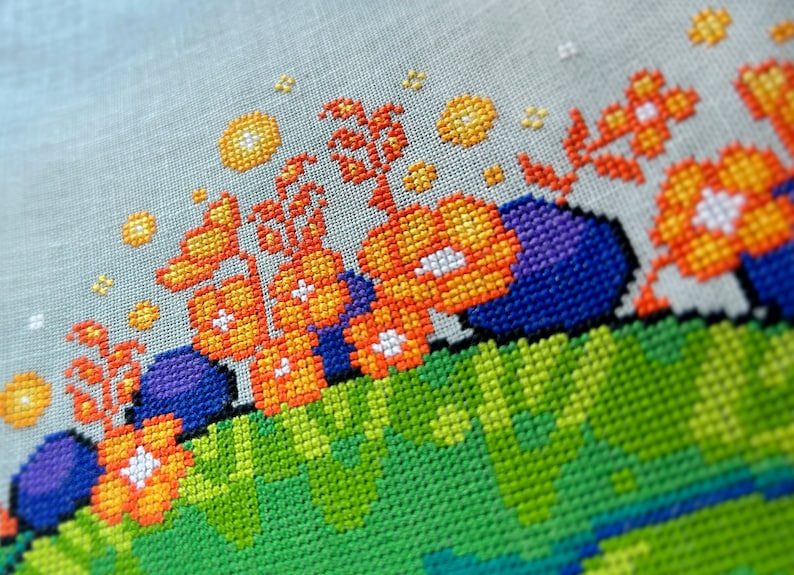 Korsstygnsmönster med Stegosaurus - Dinosaurie XStitch - Att leva i hjärtan vi lämnar bakom sig är inte att dö - Korsstygnsmönster med sorgcitat PDF bild 3