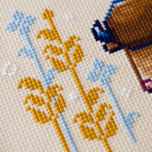 Bison Horizon - Cute Bison Cross Stitch Pattern - Savanna Landscape - Gentle Giant - Adorable Animal - Wild Animals Cross Stitch Pattern PDF image 4