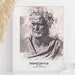 Greek Philosopher Democritus, Printable Wall Art Greek Philosophy ...
