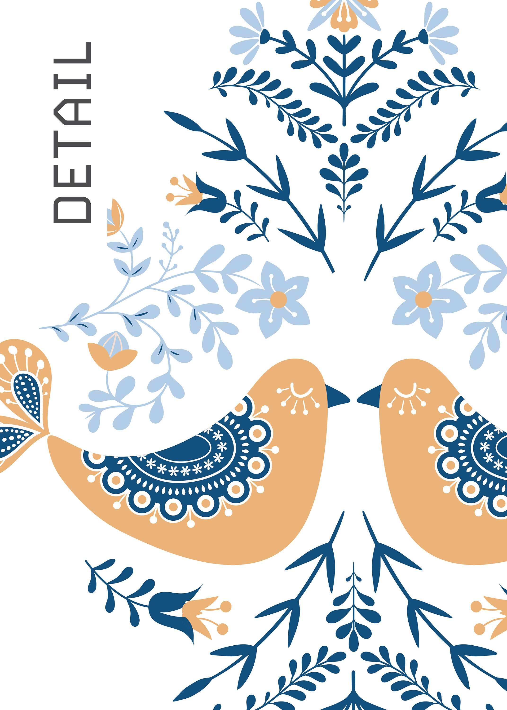 Scandinavian Folk Art Printable Printable Scandinavian - Etsy
