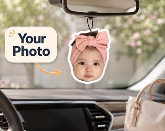 Custom Car Air Freshener, Car Scent, Car Air Freshener, Picture Freshener, Personalized Car Accessories, Father's Day Gifts