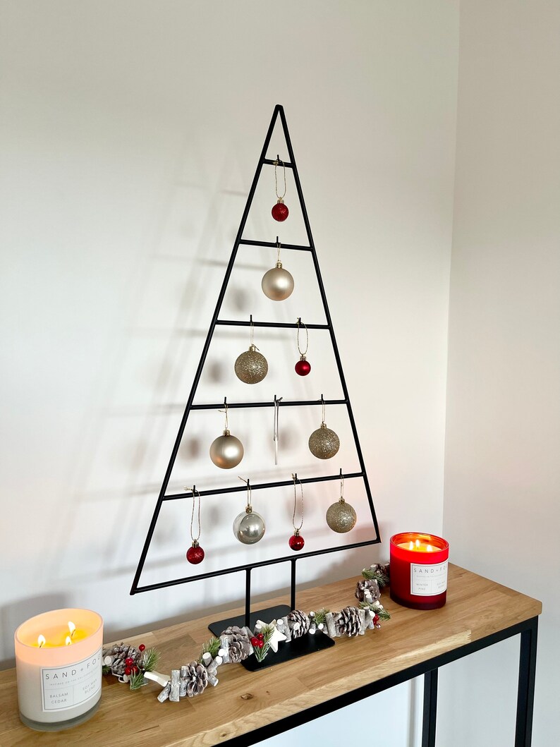 Metal Standing Christmas Tree Large Etsy UK