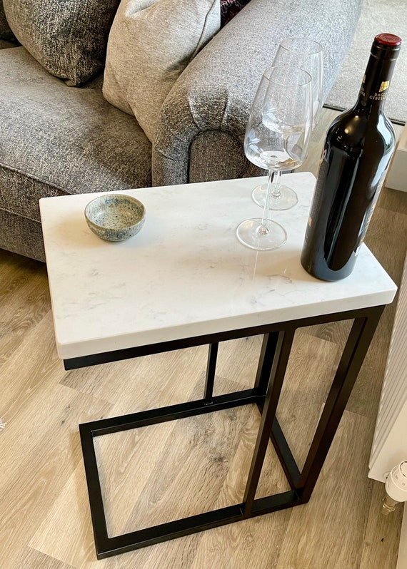 Lunar marble coffee table deals