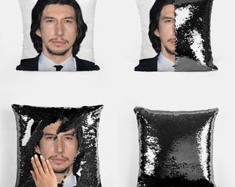 ADAM DRIVER - Fan Sequin PIllowcase