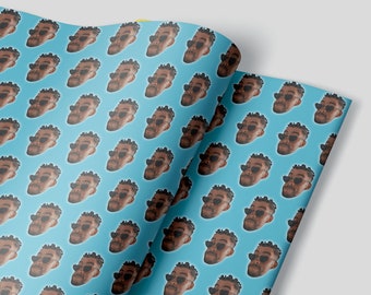 BAD BUNNY Wrapping Paper - Premium Gift Wrap - No Folds!