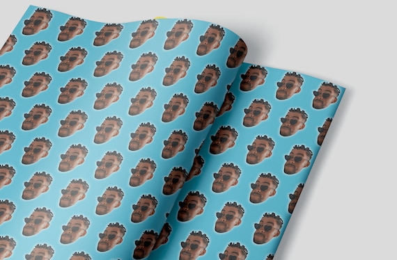 BAD BUNNY Wrapping Paper - Premium Gift Wrap - No Folds!