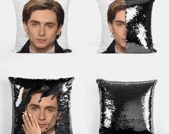 TIMOTHEE CHALAMET - Poszewka z cekinami w kształcie wachlarza