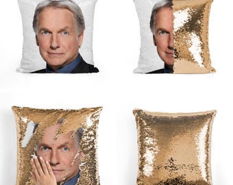 Mark Harmon - Fan Sequin Pillowcase