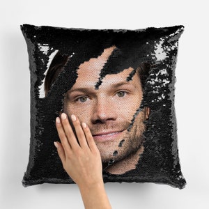 JARED PADALECKI - Fan Sequin Pillowcase
