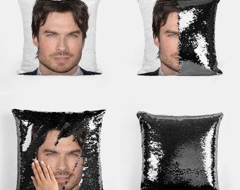 IAN SOMERHALDER - Fan Sequin Pillowcase