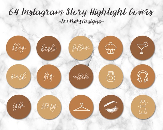 Instagram Story Highlight Icons Instagram Stories Instagram | Etsy