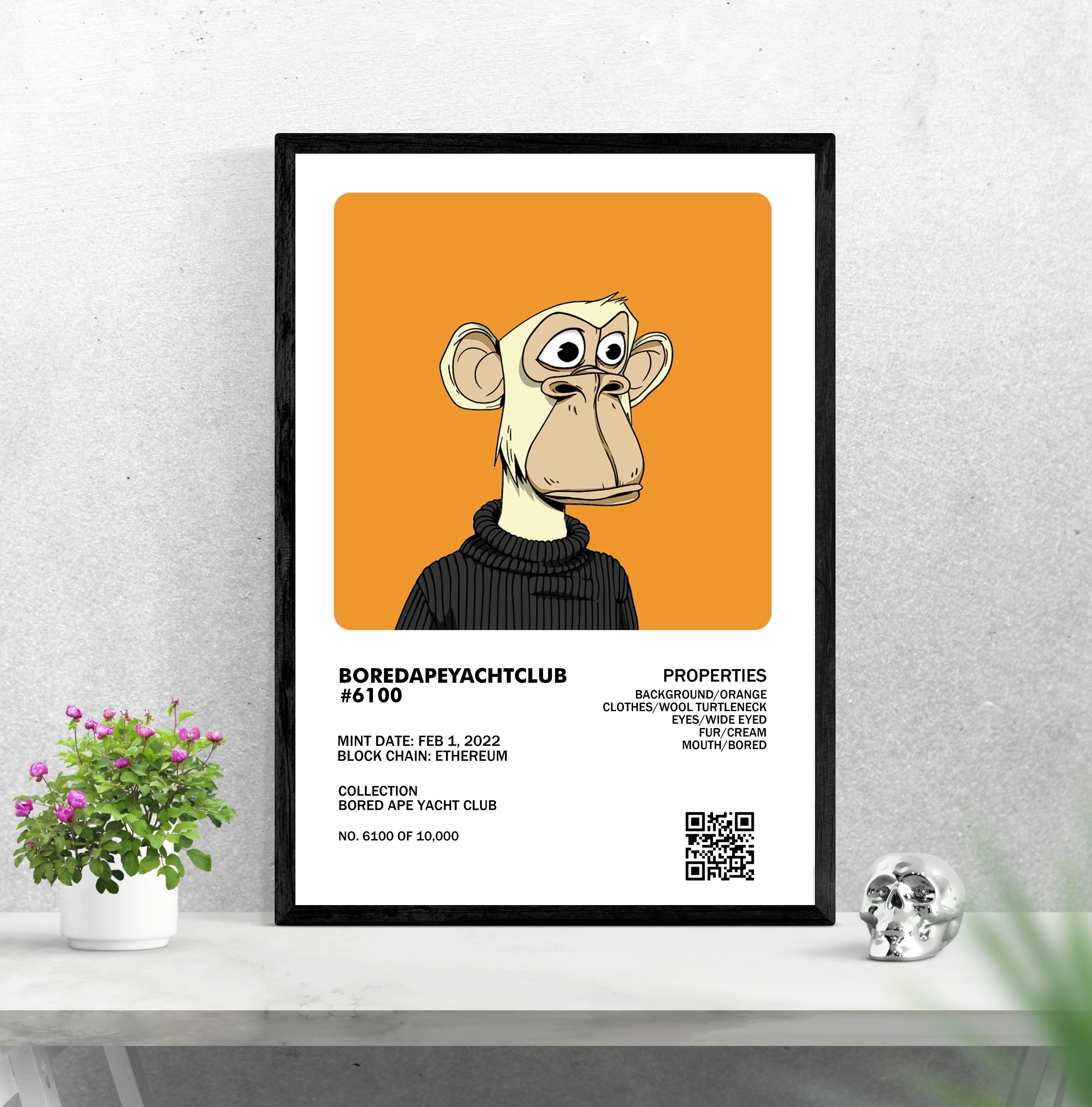 Custom NFT Print Display Your NFT Personalized Wall Art Etsy Canada