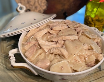 Chicken and Dumplings RECIPE: Homemade Southern Comfort (Digital Recipe ONLY)