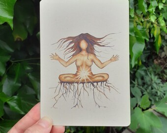 Rooted and Shining / Art card / Paganism