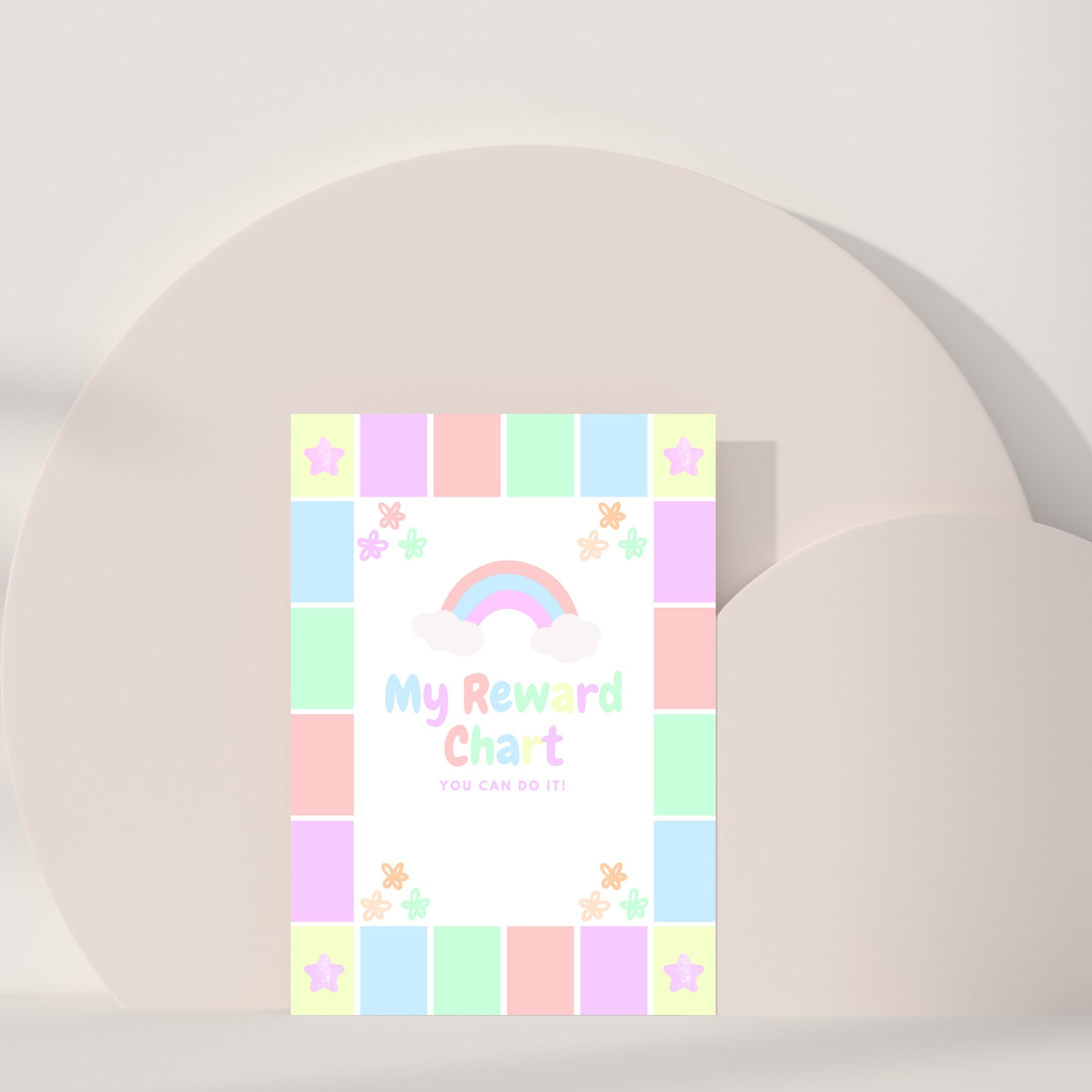 Printable Reward Chart Kids Reward Chart Kids Chore Chart Sticker