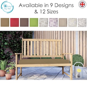 Small outdoor bench cushion best sale