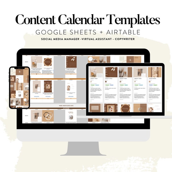 Content Calendar Templates for Social Media Platforms