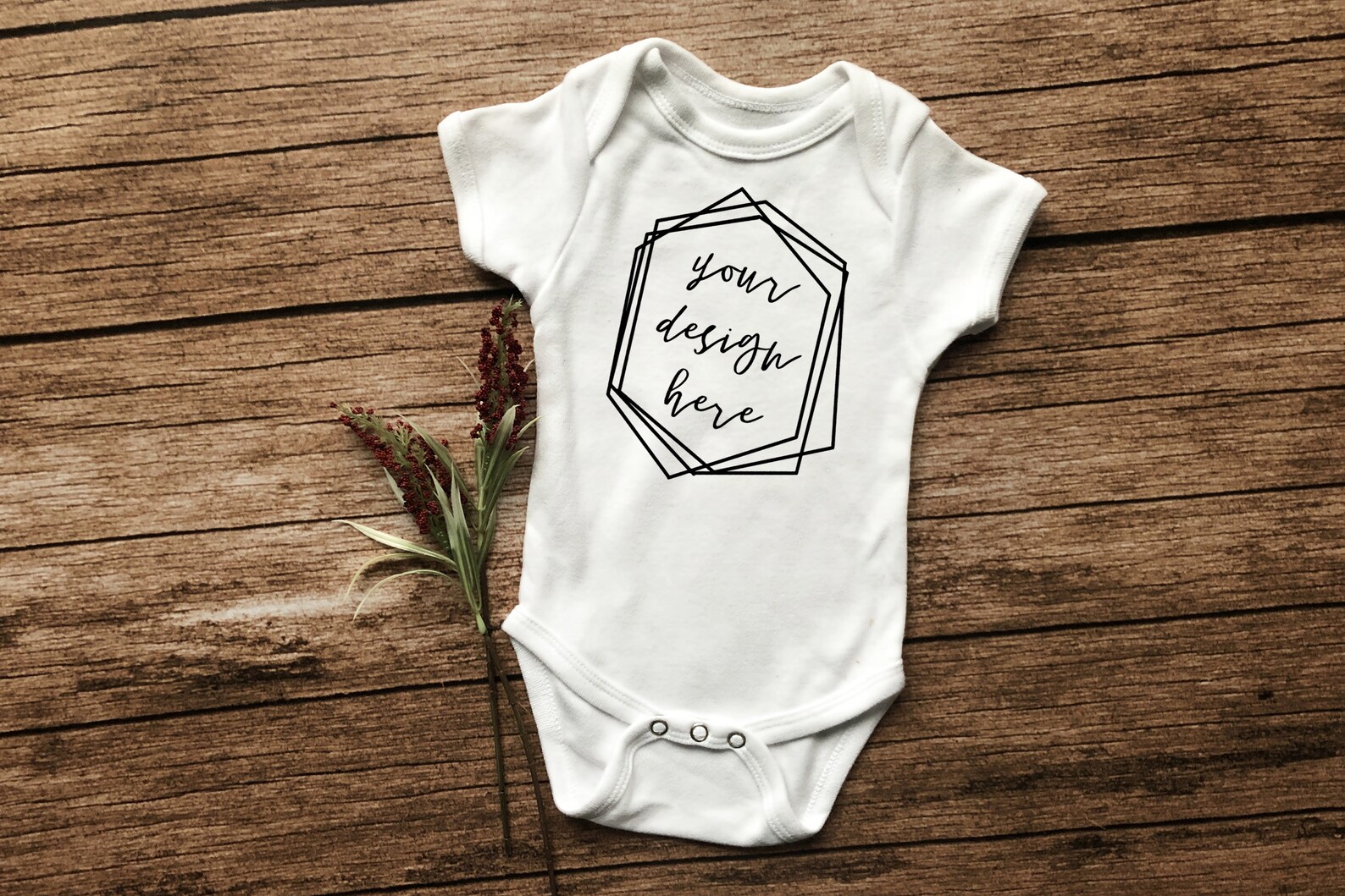 Download Simple Farmhouse Baby Onesie Mockup Clothing Flatlay Mockup | Etsy