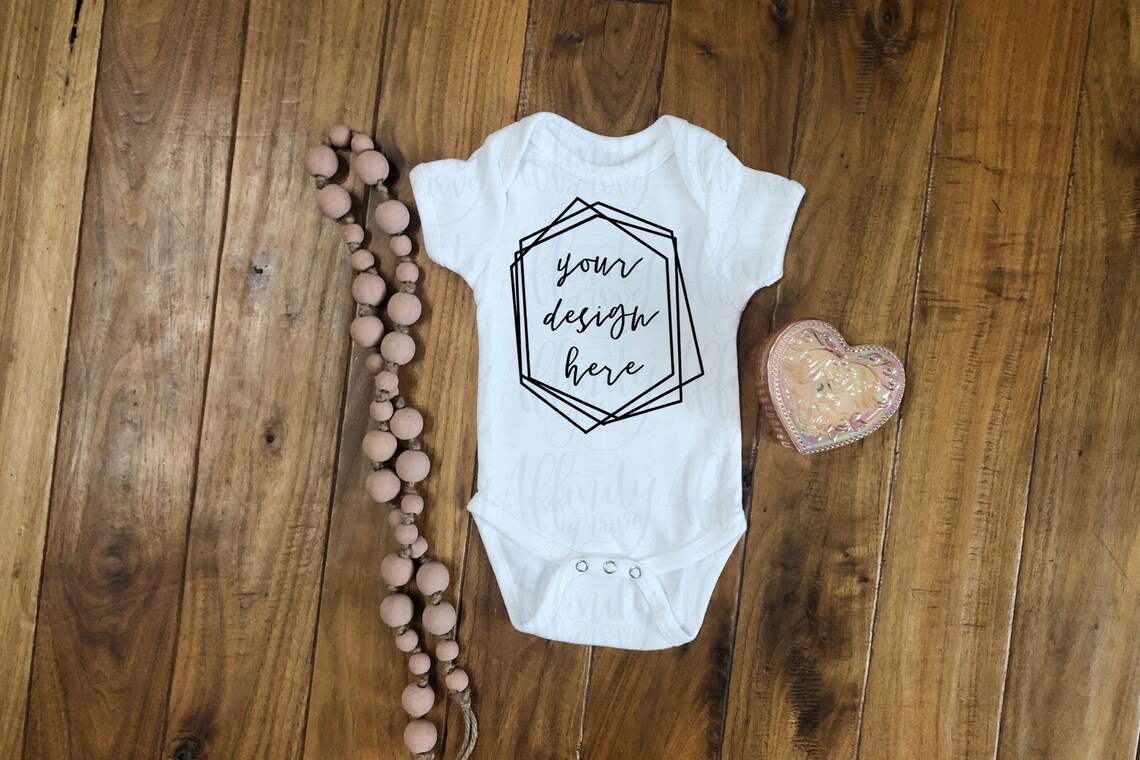 Download Baby Clothing Onesie Mockup Clothing Flatlay Mockup | Etsy