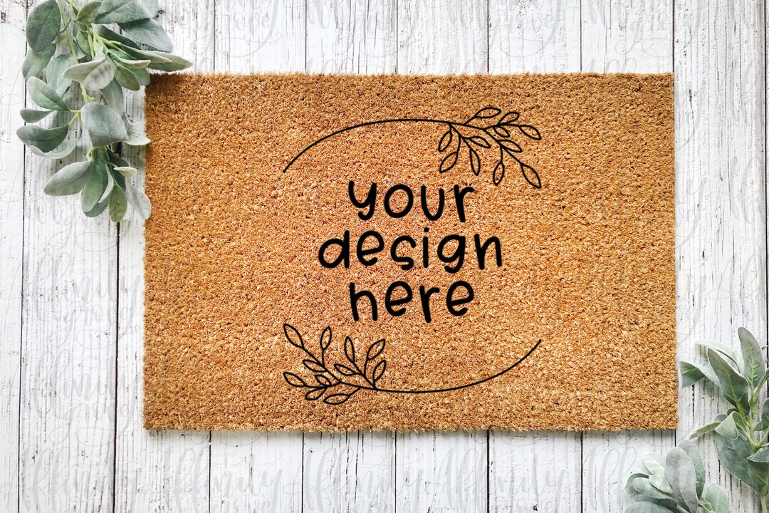 Door Mat Mockup Farmhouse Coir Doormat Mockup simple Etsy