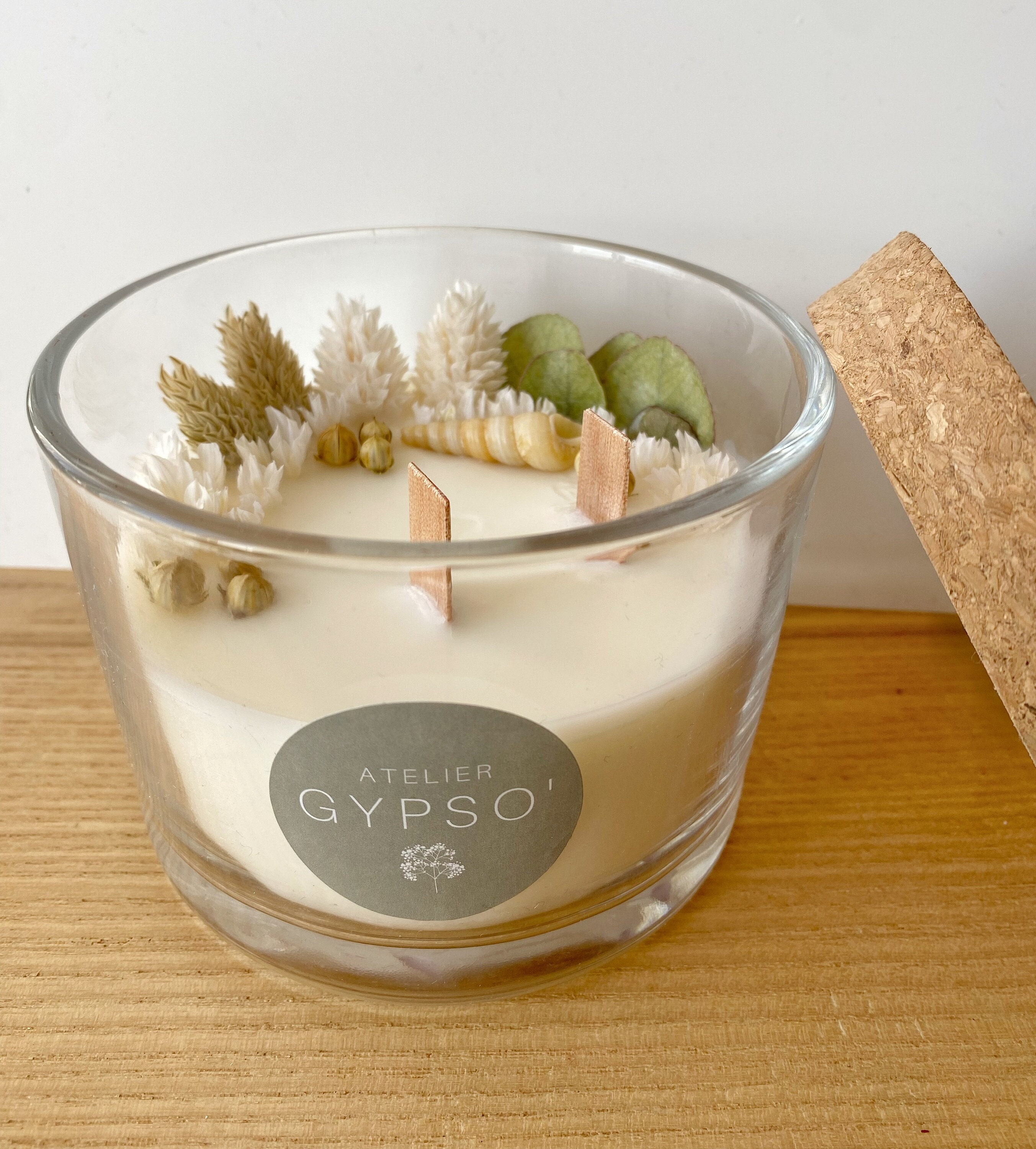 Bougie Parfumée Fleurs Séchées