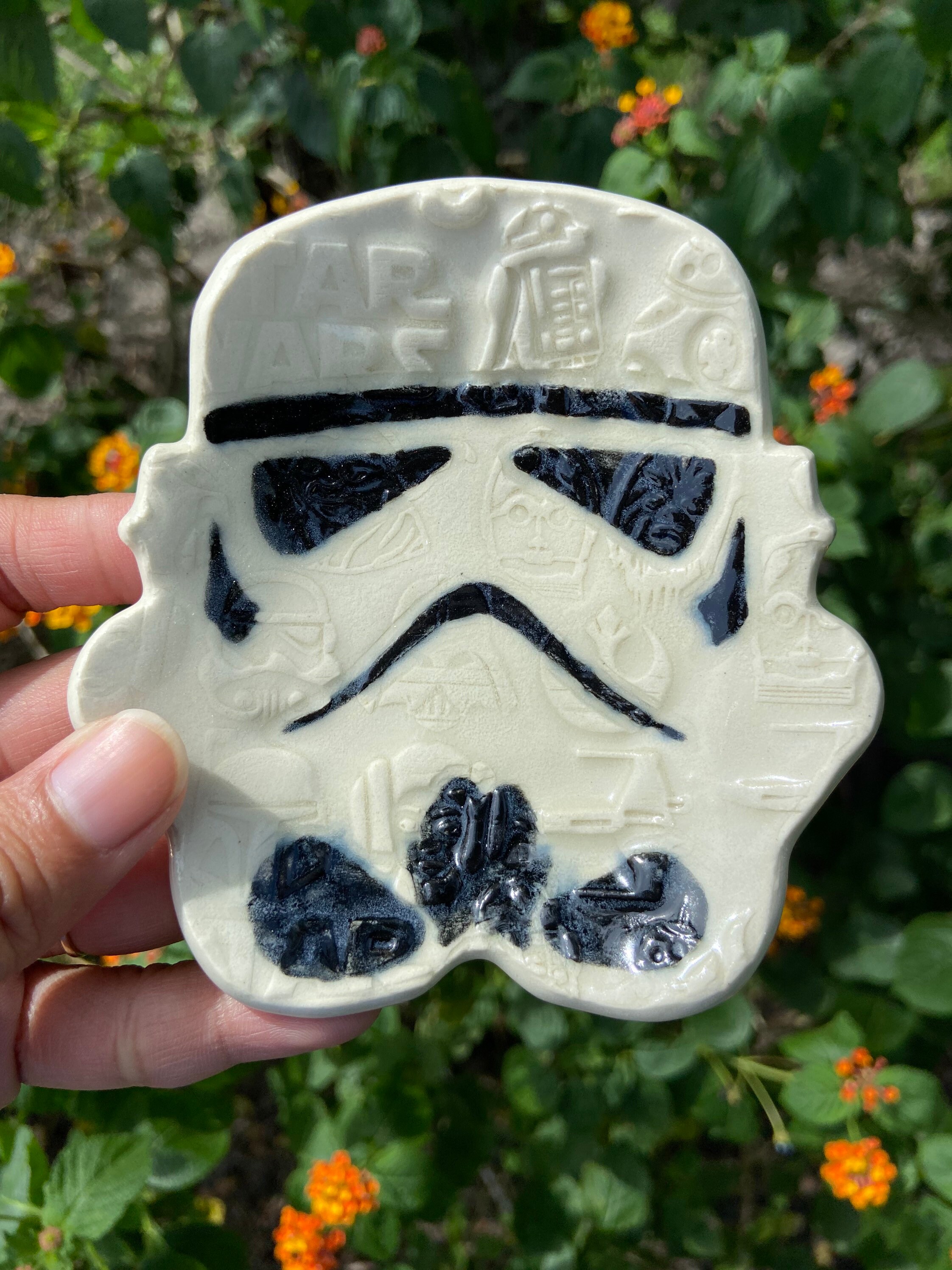 Star Wars Trinket Dish Hand Painted by Lolliepopup, Plate, Spoon Rest,  Teabag Rest, Dishware, Housewarming Gift, Christmas Gift, Holiday 
