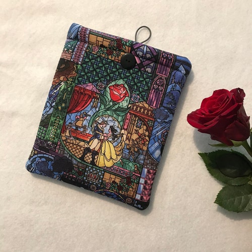 Booksleeve, book protectors, beauty and the beast motif