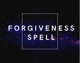 Forgiveness Spell Etsy