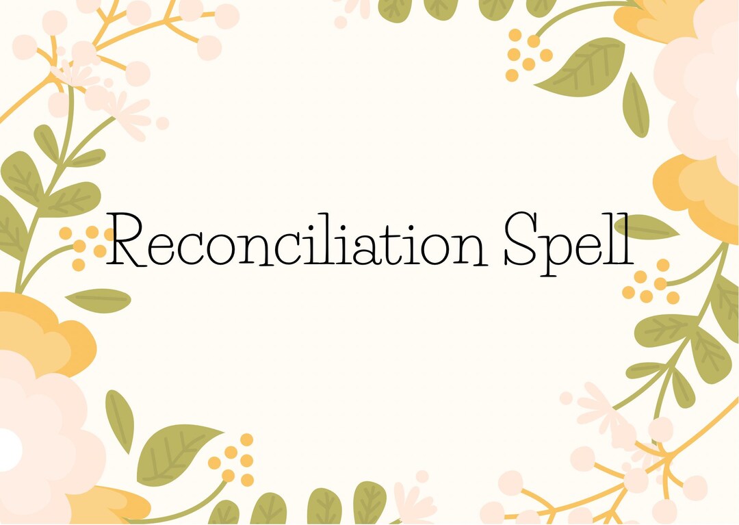 Reconciliation Candle Work /lover Return Candle Work Done by Etsy