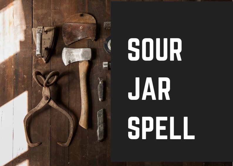 Sour Jar Spell Etsy Canada