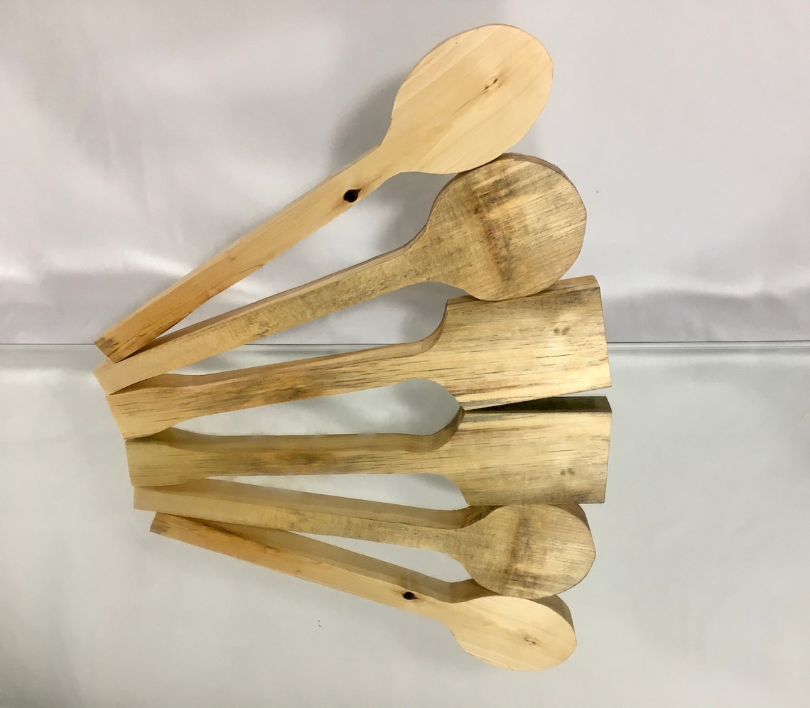 Natural wooden Spoon Carving Blanks. Made from Basswood Etsy