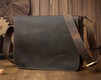 leather messenger bag sale