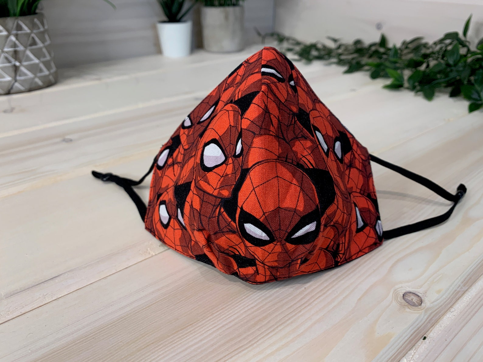 Spiderman Reusable 3 Layer Fabric Face Mask in Canada - Etsy