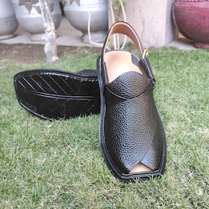 Genuine Leather Handmade Leather Peshawari Chappals Gladiator style Open sandals for men Summer shoes Charsadwal chapal  Gift for Him