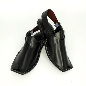 Genuine Leather Handmade Leather Men Sandals Peshawari Kaptaan Chappal, unique Chappal