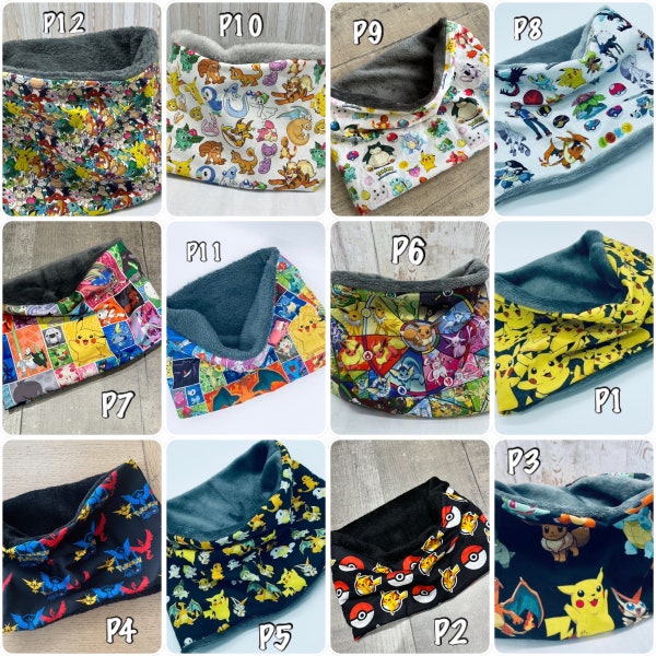 Snood enfant Pokémon, cache cou enfant Minecraft, snood enfant Onepiece, Snood enfant super Mario, snood enfant Démon Slayer … Ateliersdisa