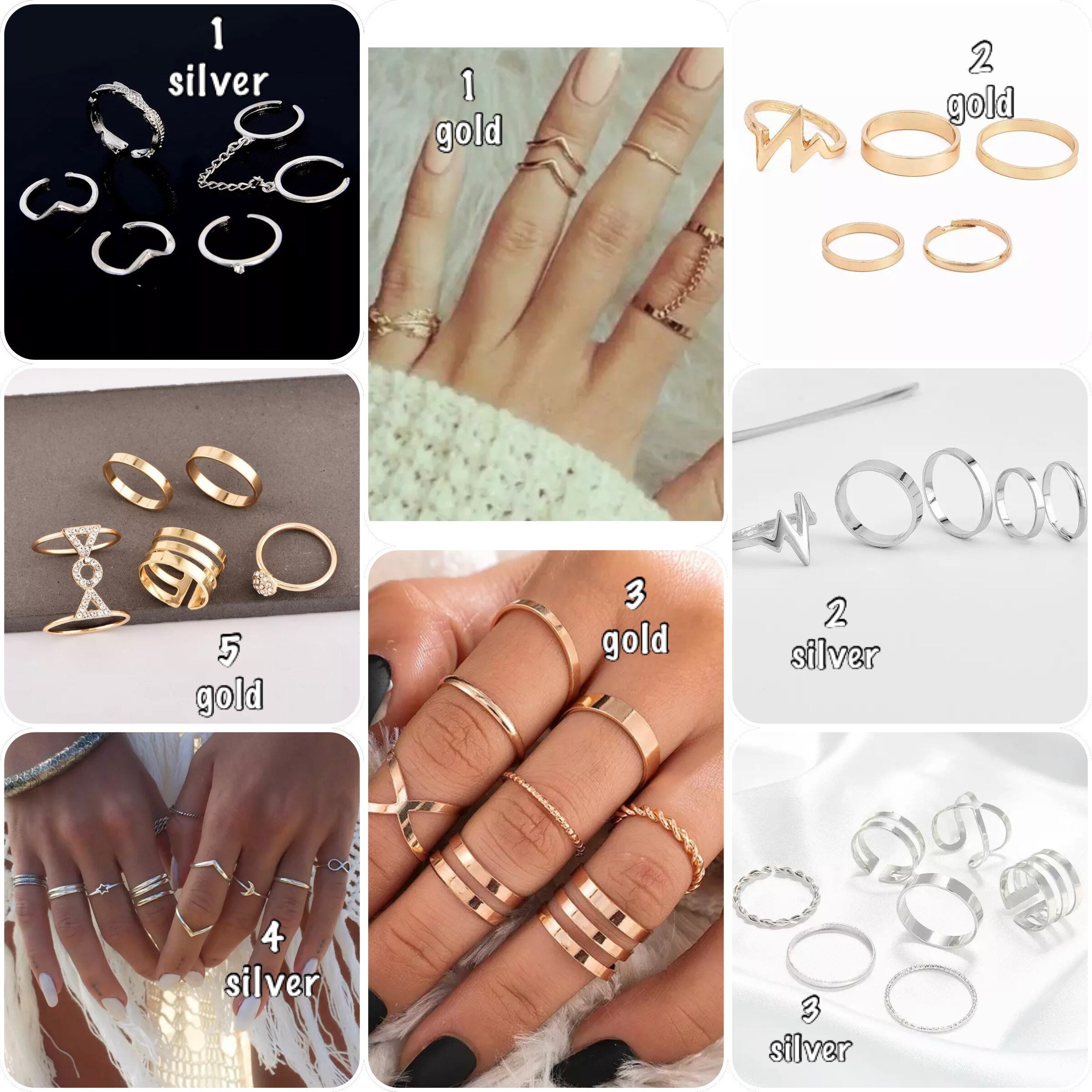 Trendy Chic Ring Etsy Singapore