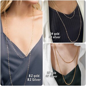 Gold-colored multi-row necklace, gold multi-row long necklace, boho multi-row necklace more models on Ateliersdisa