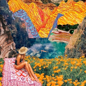 The Grand Surreality - Collage Art Print